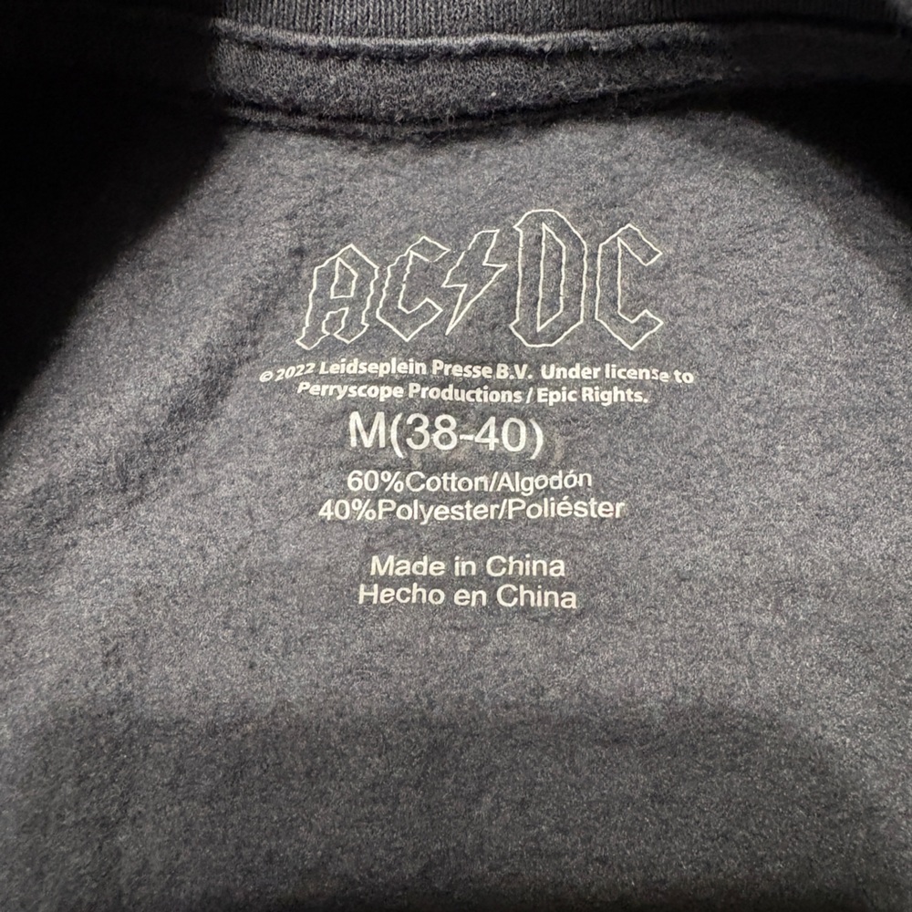 Ac/Dc Split Graphic Sweatshirt - image 5